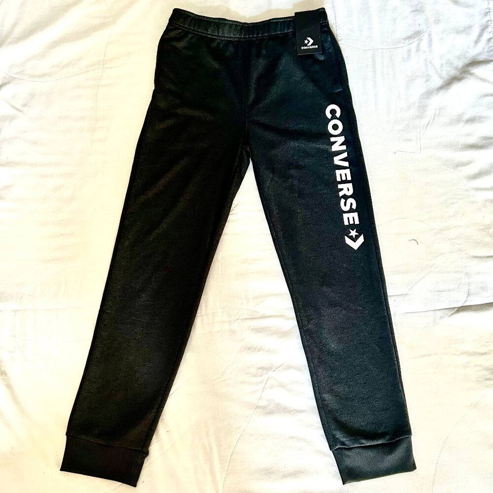 Boy's 0r Unisex Converse XL (13-15 Yrs) Black - NWT